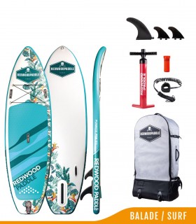 Stand Up Paddle Funbox 9'2 Caribean  - SUP gonflable - Redwood Paddle