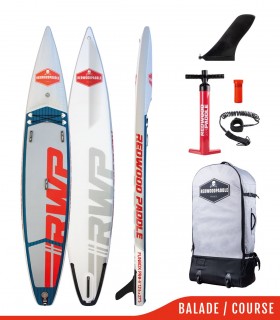 Stand Up Paddle Funbox pro 12'6 V - SUP gonflable - Redwood Paddle