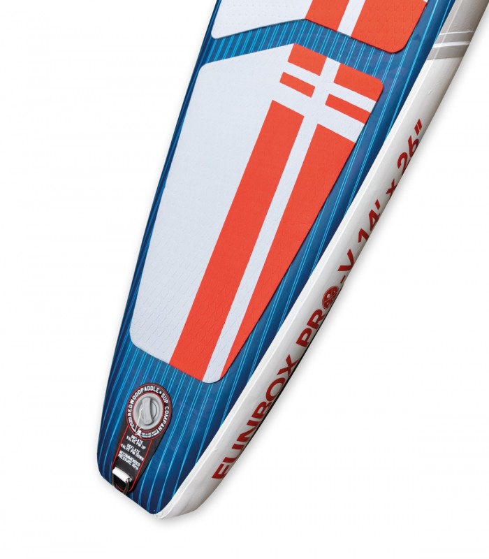 Fb Pro V 12'6 x 275 Bleue - Woven construction - REDWOODPADDLE Stand up paddle BALADE / COURSE PRO