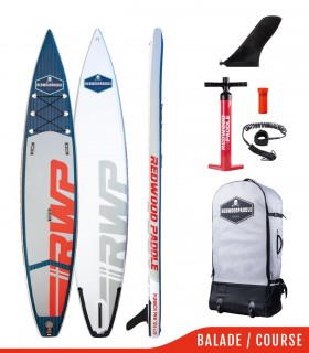Funbox Pro 12'6 x 29 Bleue - Board stand up paddle SUP gonflable Race