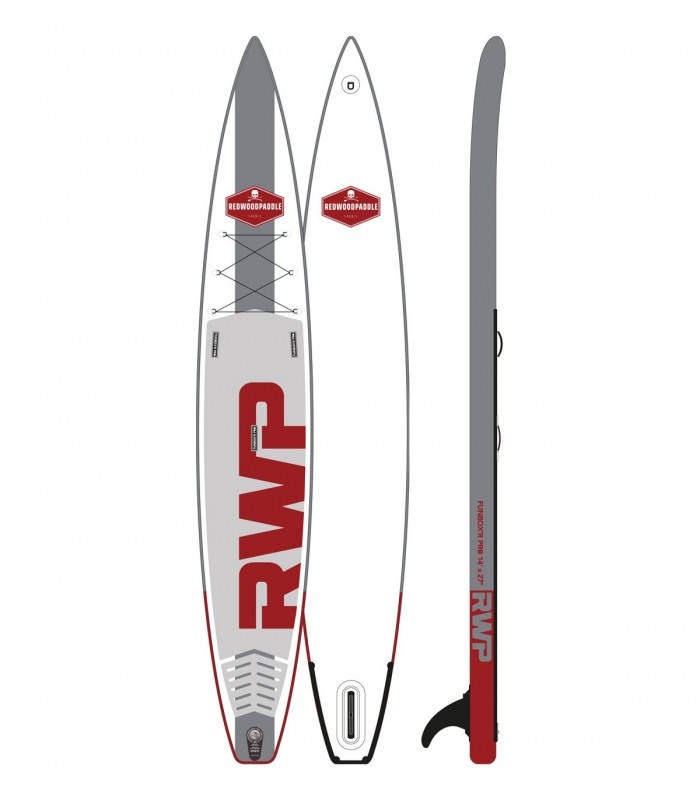 Fb'R Pro 14' x 27 - Woven construction REDWOODPADDLE Stand up paddle TOURING / RACE PRO