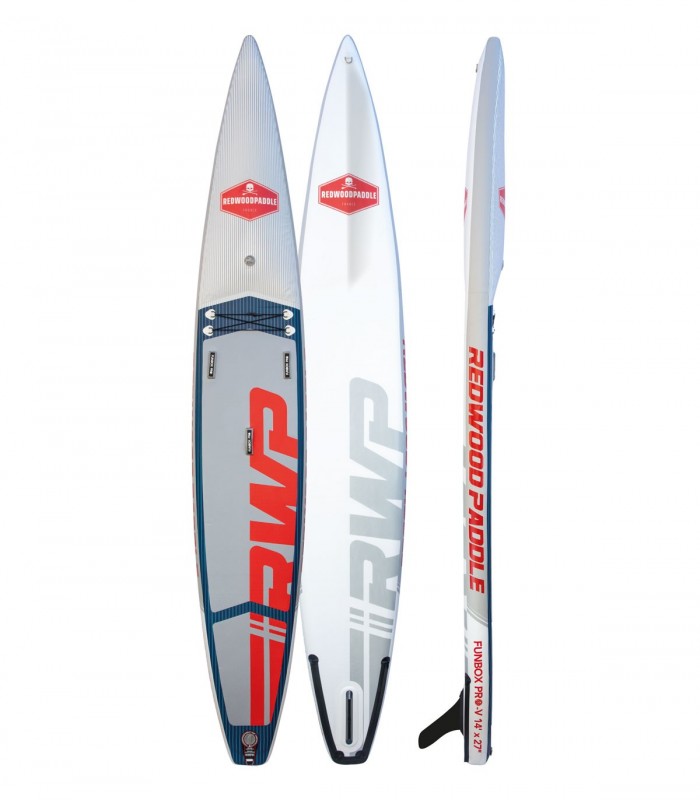 Fb'R Pro V 14' x 27" Blue- Woven construction - REDWOODPADDLE Stand up paddle TOURING / RACE PRO