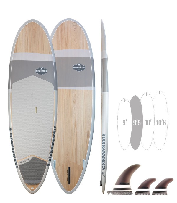 PHENIX 9'5 - REDWOODPADDLE Stand up paddle Balade / Surf