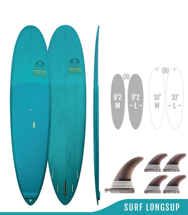 SPOON 9'2 CLASSIC - REDWOODPADDLE Stand up paddle Surf Longsup