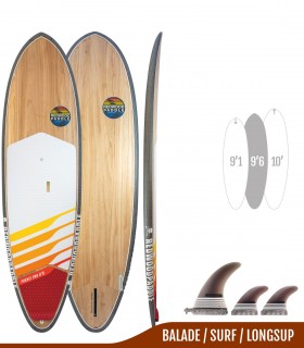Phénix Pro 9'6 - SUP Longboard Surf - Redwoodpaddle