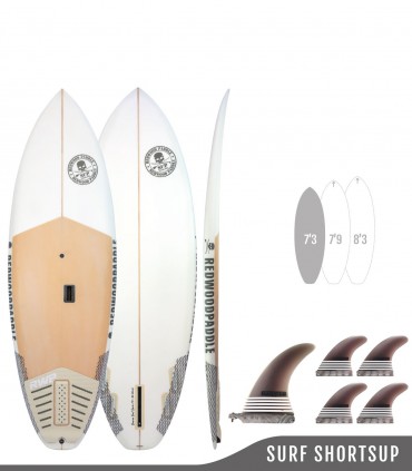 SOURCE 7'3 Surf serie - REDWOODPADDLE Stand up paddle SURF SHORTSUP