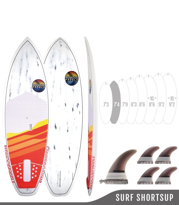 SOURCE PRO 7'4 Pvc Carbon SUP SHORTBOARD