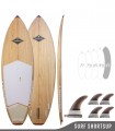 SOURCE 9'3 Natural - REDWOODPADDLE Stand up paddle SURF SHORTSUP