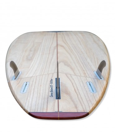 SOURCE 9'3 Natural - Tavola Stand up paddle SUP surf legno rigido Surf Shortsup