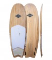 MINIMAL 7'1 Natural - Board stand up paddle SUP surf wing foil rigide bois SURF SHORTSUP