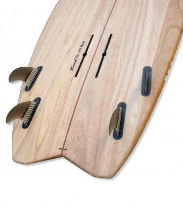 MINIMAL 7'6 Natural - Tavola stand up paddle SUP surf wing foil legno rigido Surf Shortup