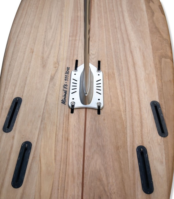 MINIMAL 7'6 Natural - Tavola stand up paddle SUP surf wing foil legno rigido Surf Shortup