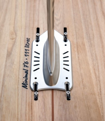 MINIMAL 7'6 Natural - Deska stand up paddle SUP surf wing foil rigid wood Surf Shortsup