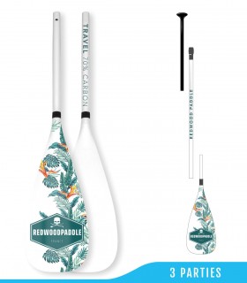 pagaie travel 3 parties Caribbean stand up paddle sup paddle