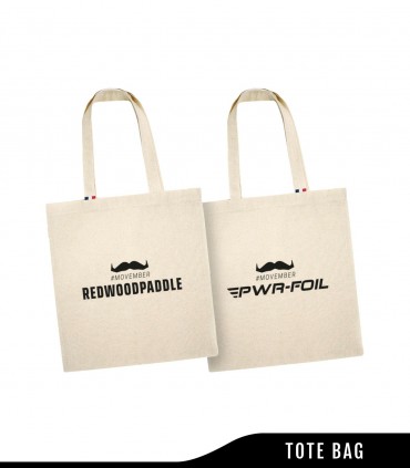 TOTE BAG Movember - REDWOODPADDLE / PWR-FOIL WATERPROOF BAGS & AIR SUP BAGS