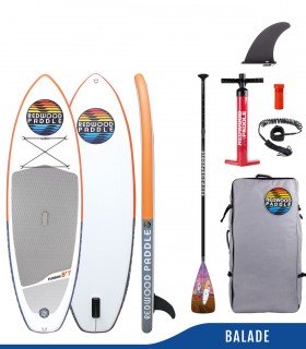 Pack Funbox 8'7 Starter + pagaie - Paddle gonflable balade pas cher