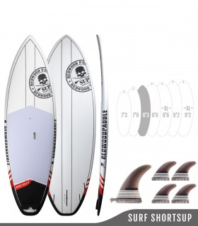 Source Pro 8'3 Pvc Carbon - SUP Surf - Redwood Paddle