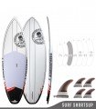 SOURCE PRO 8'3 Pvc / Carbon - Board Stand up paddle SUP surf rigide