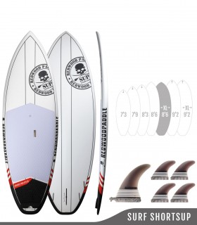 Source Pro 8'6 XL Pvc Carbon  - SUP Surf - Redwood Paddle