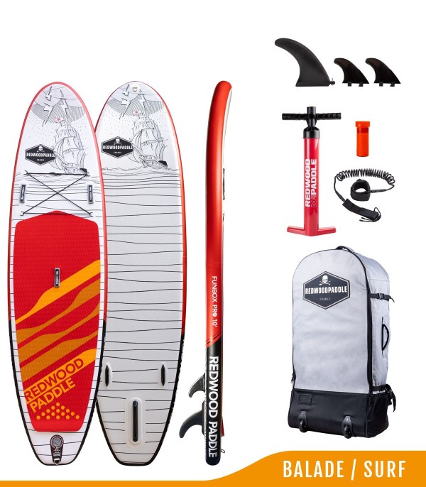 Funbox Pro 10' Rojo - Tabla hinchable de stand up paddle