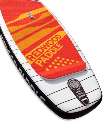 Funbox 10' Red Redwoodpaddle inflatable Stand Up Paddle Board ALLROUND / SURF PRO