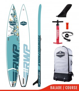 Redwoodpaddle - Funbox Pro 14' x 28" Caribbean - Stand Up Paddle Gonflable