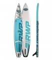 Fb Pro 12'6 x 27''5 Caribbean- Woven construction - REDWOODPADDLE Stand up paddle TOURING / RACE PRO