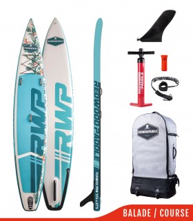 Stand Up Paddle Funbox Pro 12'6 x 27''5 Caribbean- SUP gonflable - Redwoodpaddle