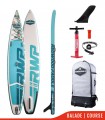 Fb Pro 12'6 x 27''5 Caribbean- Woven construction - REDWOODPADDLE Stand up paddle TOURING / RACE PRO