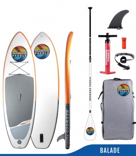 Pack Funbox 9'3 Starter+pagaia allu - REDWOODPADDLE Stand up paddle -