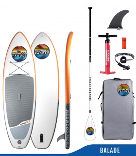 Pack Funbox 9'3 Starter+pagaie alu - REDWOODPADDLE Stand up paddle -