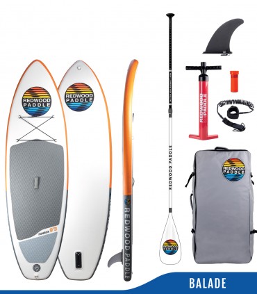 Pack Funbox 9'3 Starter+pagaia allu - REDWOODPADDLE Stand up paddle -