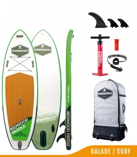 Stand Up Paddle Funbox 9'6 pro wide - SUP gonflable - Redwood Paddle