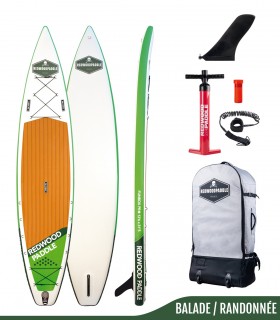 Redwoodpaddle - Stand up paddle Gonflable - Funbox Pro 12'6 Explorer SUP Gonflable