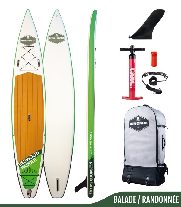 Funbox Pro 14' x 315 Explorer - Board stand up paddle SUP gonflable Balade / Course Pro