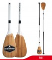 PADDLE ELITE NATURAL BAMBOO CARBON - REDWOODPADDLE Stand up paddle SUP Paddles
