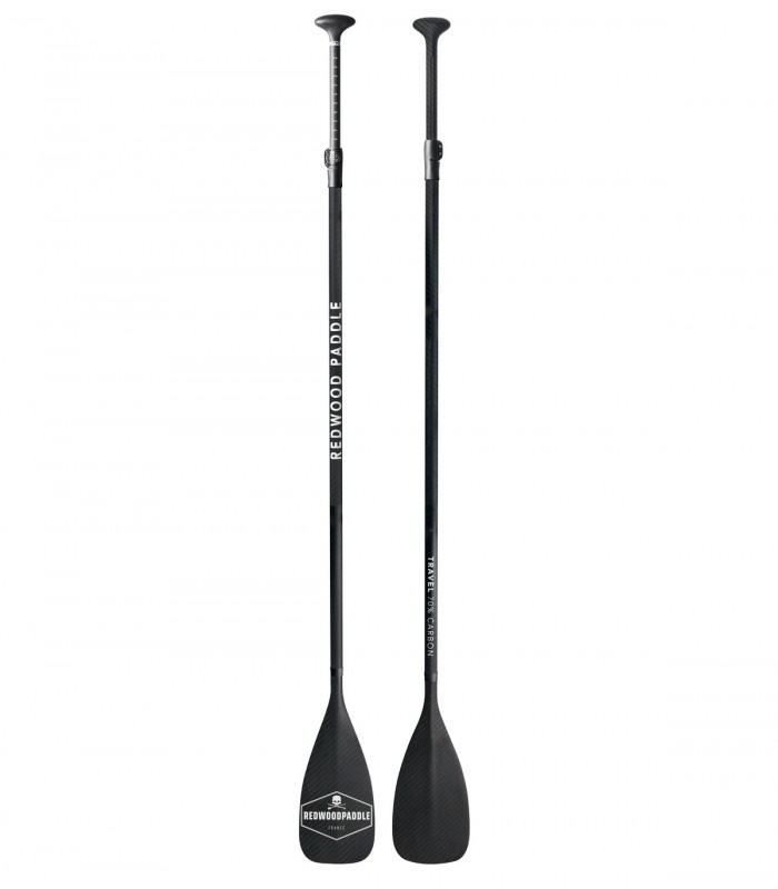 PAGAIE TRAVEL REGLABLE 3 PARTIES black - REDWOODPADDLE Stand up paddle PAGAIES RÉGLABLES 3 PARTIES