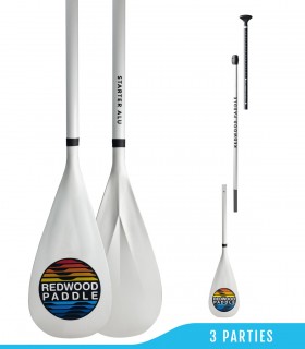 Pagaie starter aluminium stand up paddle sup redwoodpaddle