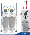 Pack Duo Funbox 10'3 Starter + Alu paddle - Inflatable SUP
