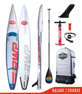 Redwoodpaddle - Pack Funbox pro V 14' x 26 - Double chambre - Stand up paddle gonflable race