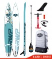 PACK Funbox Race Pro 14' x 28 caribbean - Board stand up paddle SUP gonflable RACE & TOURING