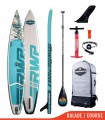 PACK Funbox Race classic 12'6 x 275 caribbean - Board stand up paddle SUP gonflable RACE & TOURING