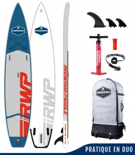 Redwoodpaddle - Funbox Pro Tandem 15' x 36 - Stand Up Paddle Gonflable