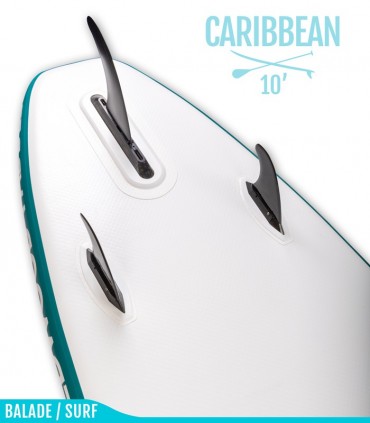 Pack SUP 10' + Pagaie CARIBBEAN - Redwoodpaddle Balade / Surf Pro