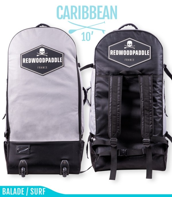 Pack SUP 10' + Pagaie CARIBBEAN - Redwoodpaddle Balade / Surf Pro