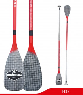 PADDLE ELITE SOFT INNEGRA CARBON WAVE ROUGE  - REDWOODPADDLE Stand up paddle