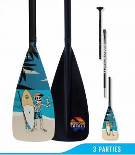 Pagaie fibre/pvc junior 3 parties stand up paddle