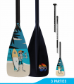 PAGAIE JUNIOR 3 PARTIES FIBRE - REDWOODPADDLE Stand up paddle