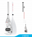 PAGAIE TRAVEL RED 3 Parties - Redwoodpaddle Stand up paddle