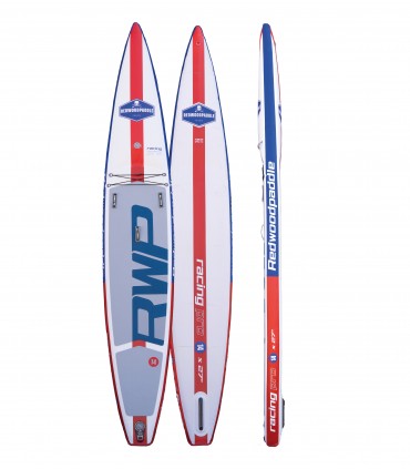 copy of Fb'R Pro V 14' x 27" Blue- Woven construction - REDWOODPADDLE Stand up paddle TOURING / RACE PRO